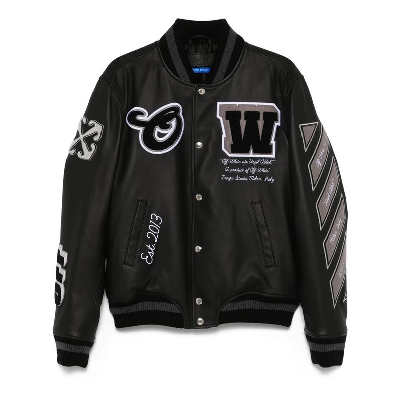 OffWhite Black Jackets  Bomber Jackets Men
